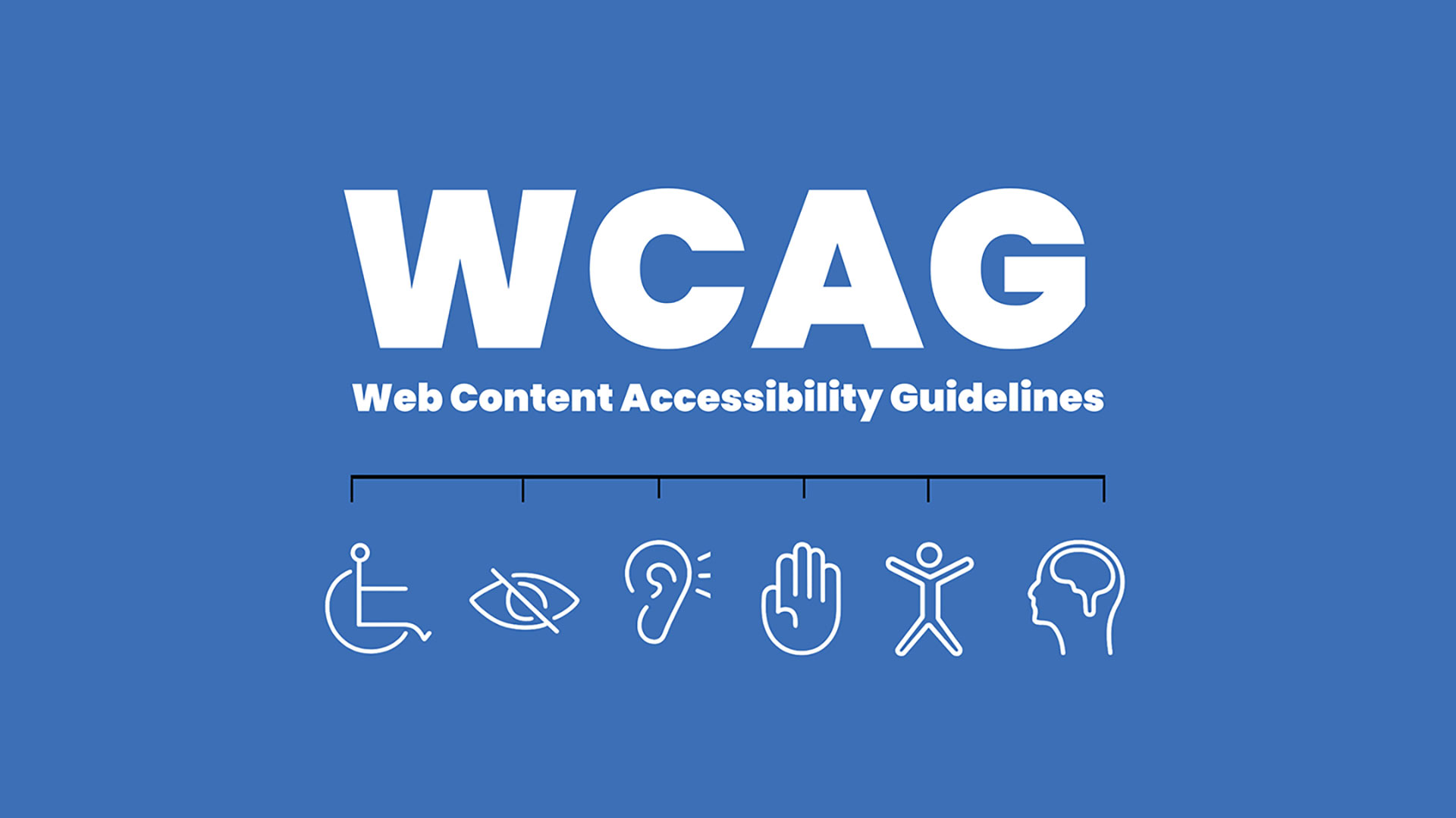 WCAG – Web Content Accessibility Guidelines)