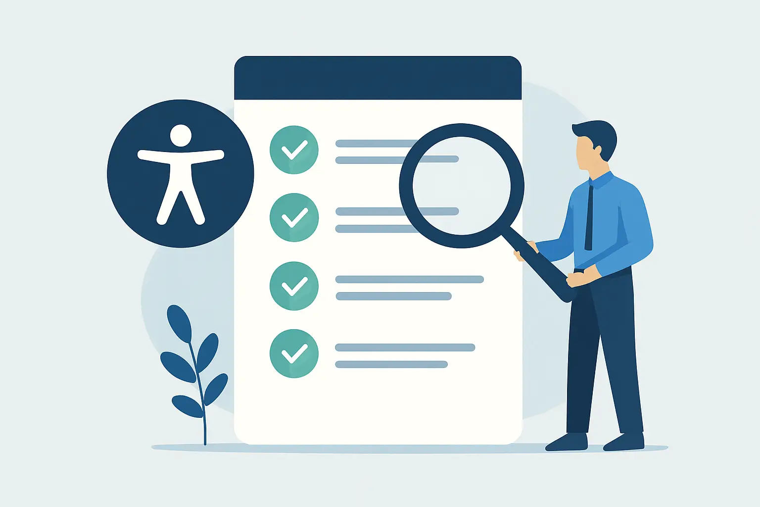 Checklist WCAG 2.1 AA che regge un audit