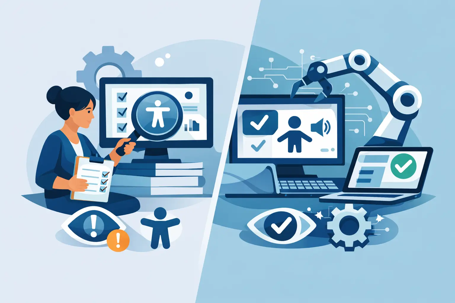 Audit manuale vs automatico accessibilità