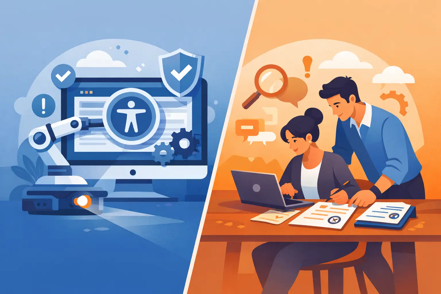 Scanner accessibilità vs audit manuale