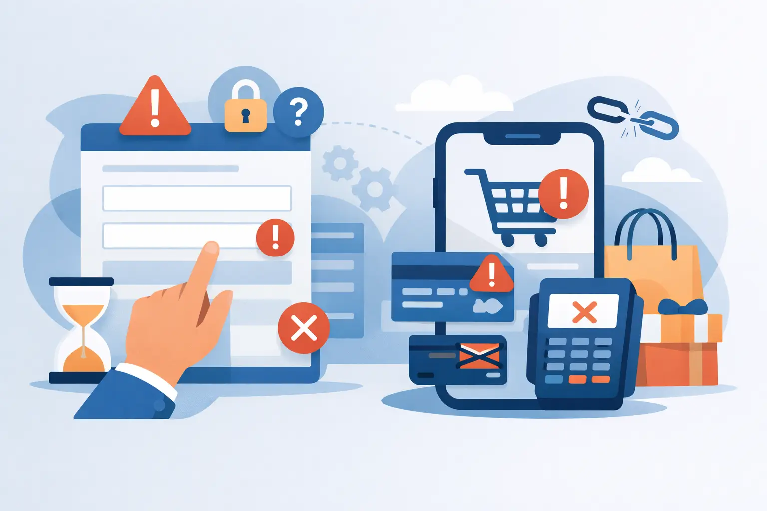 Accessibilità form e checkout: errori critici