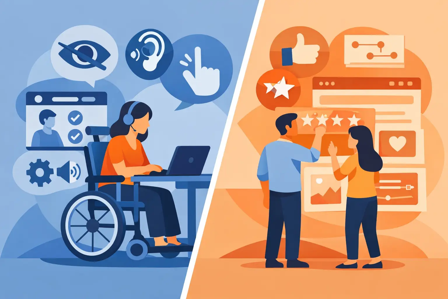 Accessibilità web vs usabilità: differenze vere