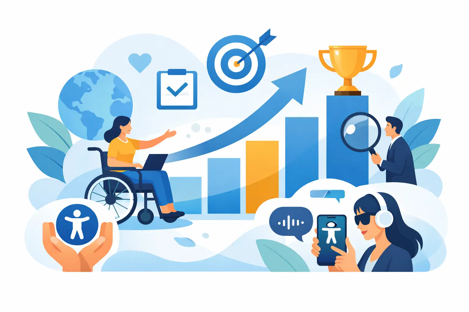 Vantaggi competitivi accessibilità per brand