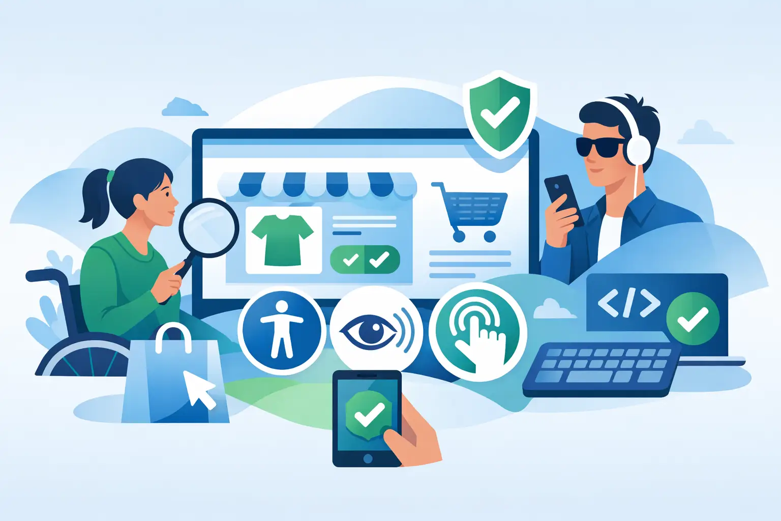 Guida WCAG 2.1 AA per e-commerce accessibili